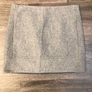 J. Crew Wool Mini Skirt